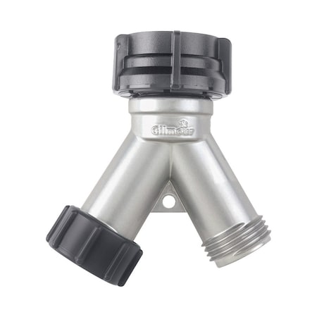 Gilmour Gilmour Zinc Threaded Double Male Y-Hose Connector 808004-1001